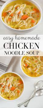 Easy Homemade Chicken Noodle Soup Recipe Chicken Noodle Soup Homemade Soup Recipes Chicken Noodle Chicken Soup Recipes Homemade