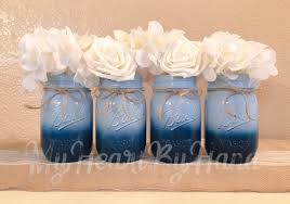 Blue Baby Shower Mason Jars Boy Baby Shower Centerpieces Navy Blue Mason Jar Centerpieces Baby Shower Elephant Baby Shower Centerpieces Mason Jar Baby Shower