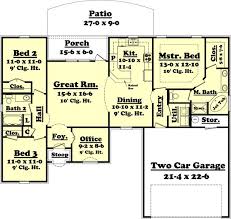 Homes built from 3 bedroom house plans often have the highest resale value, since this is the most popular size for most families. 3 Bedroom 2 Bath Cottage House Plan Alp 09c7 Allplans Com