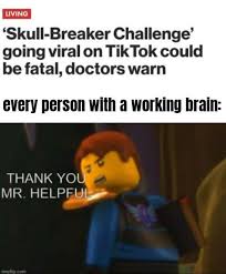 Destroy the dead memes and save the metaverse #arcade. It S Litterally Called Skull Breaker Challenge Memes