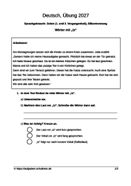 Die schüler sollen vorgegebenen text bearbeiten: Rechtschreiben Ubungsblatt 2027 Rechtschreiben