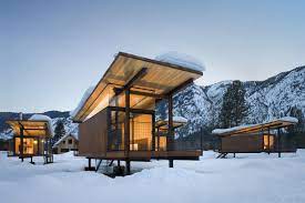 Designed by tom kundig of olson kundig, this compact cabin in the us state of vermont seeks to bring family members closer to each other. Rolling Huts Olson Kundig Archdaily