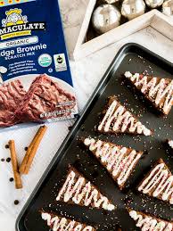 Inspired by some of my previous holiday decorating adventures. Gingerbread Christmas Brownies Plated Cravings