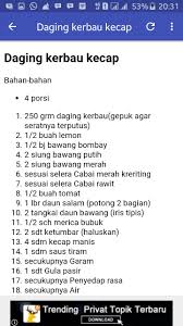 Anda dapat membuat berbagai jenis abon sendiri untuk menjadikannya stok makanan. Resep Masakan Daging Kerbau Fur Android Apk Herunterladen
