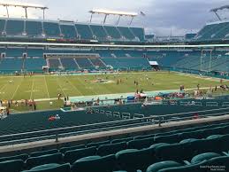 Hard Rock Stadium Section 220 Miami Dolphins