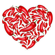 Chili Pepper Heart Stuffed Peppers Chili Peppers Decor Chili Pepper
