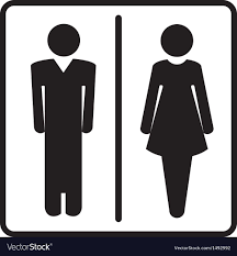 Man And Woman Signs For Toilet Restroom Washroom Lavatory Isolated On White Background Download A Free Previe Male And Female Signs Logo Pattern Toilet Symbol