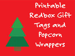 Sam's club $100 gift card aerie $5 gift card price: Printable Redbox Gift Tags And Popcorn Wrappers Deeper Kidmin