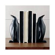 Penguin Bookends Set Of Two Penguins Bookends Penguin Decor