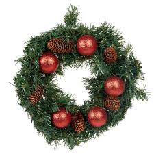 Couronne Sapin Et Pomme De Pin Artificiel Personnage Et Objet Decoratif Decoration Interieure De Noel Decoration De Noel Gifi