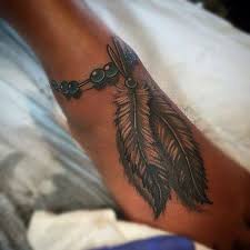Feather Anklet Tattoo Anklet Tattoos Tattoos Feather Tattoo For Men