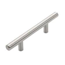 Switching out brass hardware for brushed nickel creates a more modern look, or adding wood brings. Dynasty Hardware European Style 3 In 76 Mm Center To Center Satin Nickel Bar Cabinet Pull 15 Pack P 1001 Sn 15pk The Home Depot