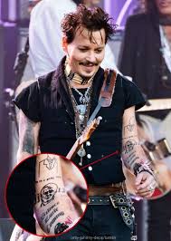 39 johnny depp tattoos ranked in order of popularity and relevancy. We Are With You Johnny Depp Only Johnny Depp I Consider All My Tattoos