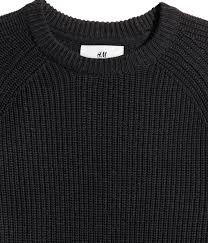 Cute and cosy, this black knit cardigan is perfect for when the temperature drops. H M Rib Knit Wool Blend Sweater Gray 34 H M Lookastic