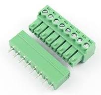 DBParts 5 Sets 8-Pin (8 Pole) Pitch 3.81mm Straight Plug-in Screw Terminal  Block Pluggable Connector Panel PCB Mount DIY