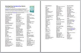 Dairy Free Pantry Stocking Printables With Shopping Lists For All