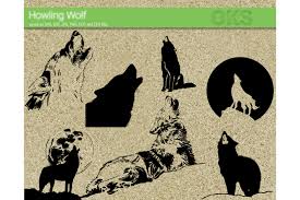 Almost files can be used for commercial. Howling Wolf Vector Graphic By Crafteroks Creative Fabrica