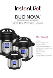 Depending on your crock pot, it will take between 7 and 8 hours to cook your stew. Instant Pot Duo Nova Series User Manual Pdf Download Manualslib