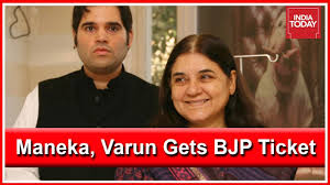 Née anand) (born 26 august 1956) is an indian politician, animal rights activist, and environmentalist. Maneka Gandhi Varun Gandhi Get Bjp Ticket For Lok Sabha Polls Youtube