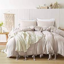 Portable, packable and perfectly warm when you need it most. Amazon Com Annadaif Duvet Cover Queen 90x90 Inch 3 Pieces Khaki Pinkish Under Warm Light Ultra Soft Washed Microfiber Bowknot Bow Tie Queen Duvet Cover Easy Care Duvet Cover Set For Men Women Kitchen