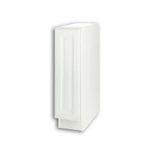 This flat panel all wood constructed base cabinet is assembled and can be stained or painted. Thomasville Nouveau Newton 9 Inch W X 34 6 Inch H X 24 Inch D Assembled Kitchen Base Cabin The Home Depot Canada