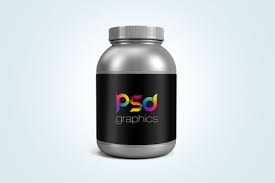 Download Freebie Protein Jar Packaging Mockup Free Psd Graphics On Behance