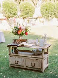Distressed Vintage Guest Book Table Guest Book Table Wedding Guest Book Table Decorations Wedding Guest Book Table
