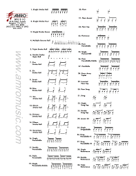 drum rudiments amro music memphis