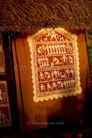 The Original Idea Was To Use The Cow Dung Walls Of Homes As The Medium To Paint On Using White Pigment Made Of Rice Amp Gum Then At S Painting Daily