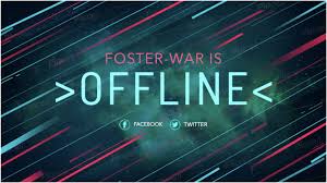 Twitch banner creator for gaming channels featuring a minimal background. Twitch Offline Banner Generator With Diagonal Lines In 2021 Twitch Banner Twitch Offline Banner Best Banner Design