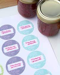 12 french country jam jar labels, from the elli blog: Free Printable Canning Labels
