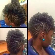 Braids With Curly Mohawk Hair Styles Hair Twist Styles Natural Hair Updo