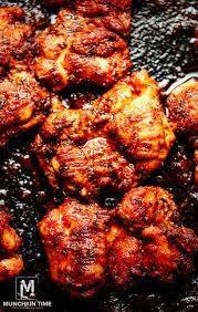 30 Min Oven Baked Boneless Skinless Chicken Thighs Munchkin Time