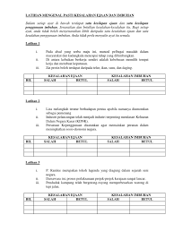 Bagi setiap ayat, anda tidak boleh menyenaraikan lebih daripada satu kesalahan ejaan dan satu kesalahan imbuhan. Latihan Mengenal Pasti Kesalahan Ejaan Dan Imbuhan