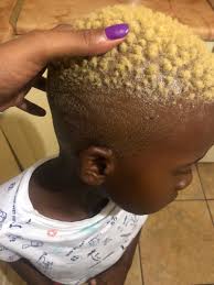 A character or person depicted has blonde hair. Thread By Ntebo Mo Y All My Son Asked If Can He Dye His Hair N I