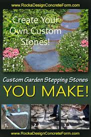 Rocka Design Custom Stone Maker Diy Custom Stepping Stone Maker Garden Stepping Stones Garden Stones Stepping Stone Walkways
