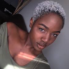 Black And White Hair Color Short Hair Desireeonwudiachi Lost Photo Short Hair Styles Short Grey Hair Twa Hairstyles