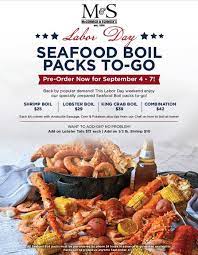 Chek out these last min ideas? Labor Day Weekend Seafood Boil Uptown Park