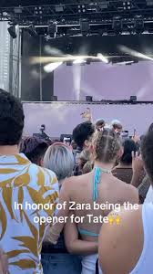 From seeing zara at the I Wish Tour, Pride in the Park last year, and now  shes opening for tate💜