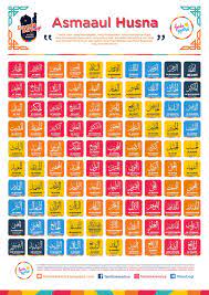 Surah taha 208 baca online asmaul husna arab dan artinya doc pdf. Terbaik Dari Poster Asmaul Husna Koleksi Poster