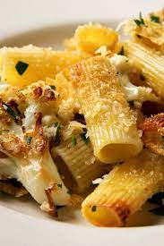 Rigatoni And Cauliflower Al Forno Recipe Recipe Recipes Cooking Vegetarian Recipes