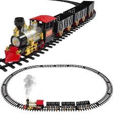 Best Choice Products Kids Classic Battery Operated Electric Railway Train Car Track Set For Play Toy Decor W Real Smoke Music Lights Multicolor Walmart Model Trains Toy Trains Set Toy Train