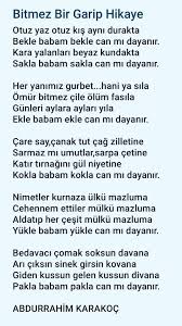 Birgul Ankara Adli Kullanicinin Siir Panosundaki Pin Siir Ozlu Sozler Edebiyat