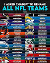Every NFL team's new name after being prompted to be renamed by ...