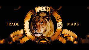 White circle outlined in black with upwards pointing arrow in center. Mgm Logo History 1917 2017 Hd Youtube