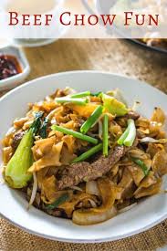 Beef Chow Fun Recipe Easy Asian Recipes Beef Recipes Beef