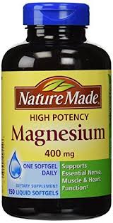 Nature Made High Potency Magnesium 400 Mg 150 Liquid Softgelspack Of 2 Check This Awesome Product By Going To Th Magnesium 400 Mg Heart Nutrition Magnesium