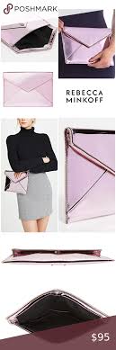 Rebecca minkoff dual layer mirror glow selfie light ge case for iphone 8 / 7. Rebecca Minkoff Leo Mirror Pink Metallic Clutch Denim Clutch Rebecca Minkoff Leo Rebecca Minkoff Handbags
