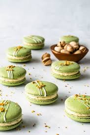 Pistachio Macarons Recipe Pistachio Macaron Recipe Macaroon Recipes Macaron Recipe