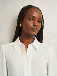 Hobbs Rose Long Sleeve Shirt, Ivory